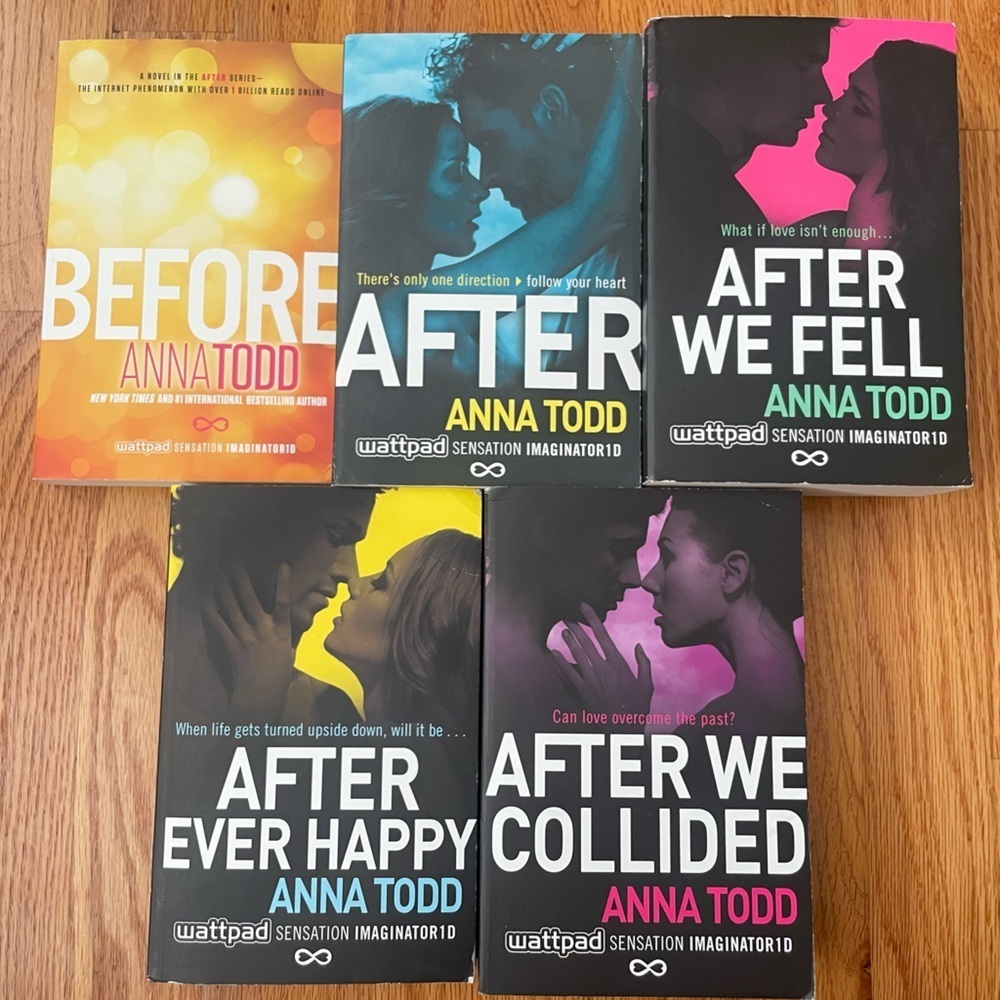 After by Anna Todd Complete Paperback Book Collection